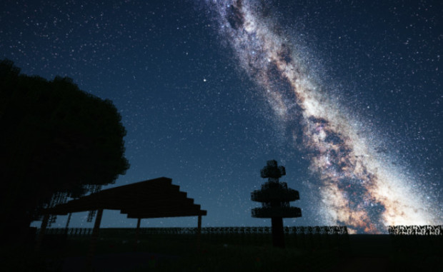 我的世界1.18-1.7 Milkyway Galaxy Night Sky 材质包下载 - 我的世界中文站